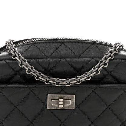 Chanel Aged Calfskin Quilted Mini Reissue Camera Case Black 6 of 9