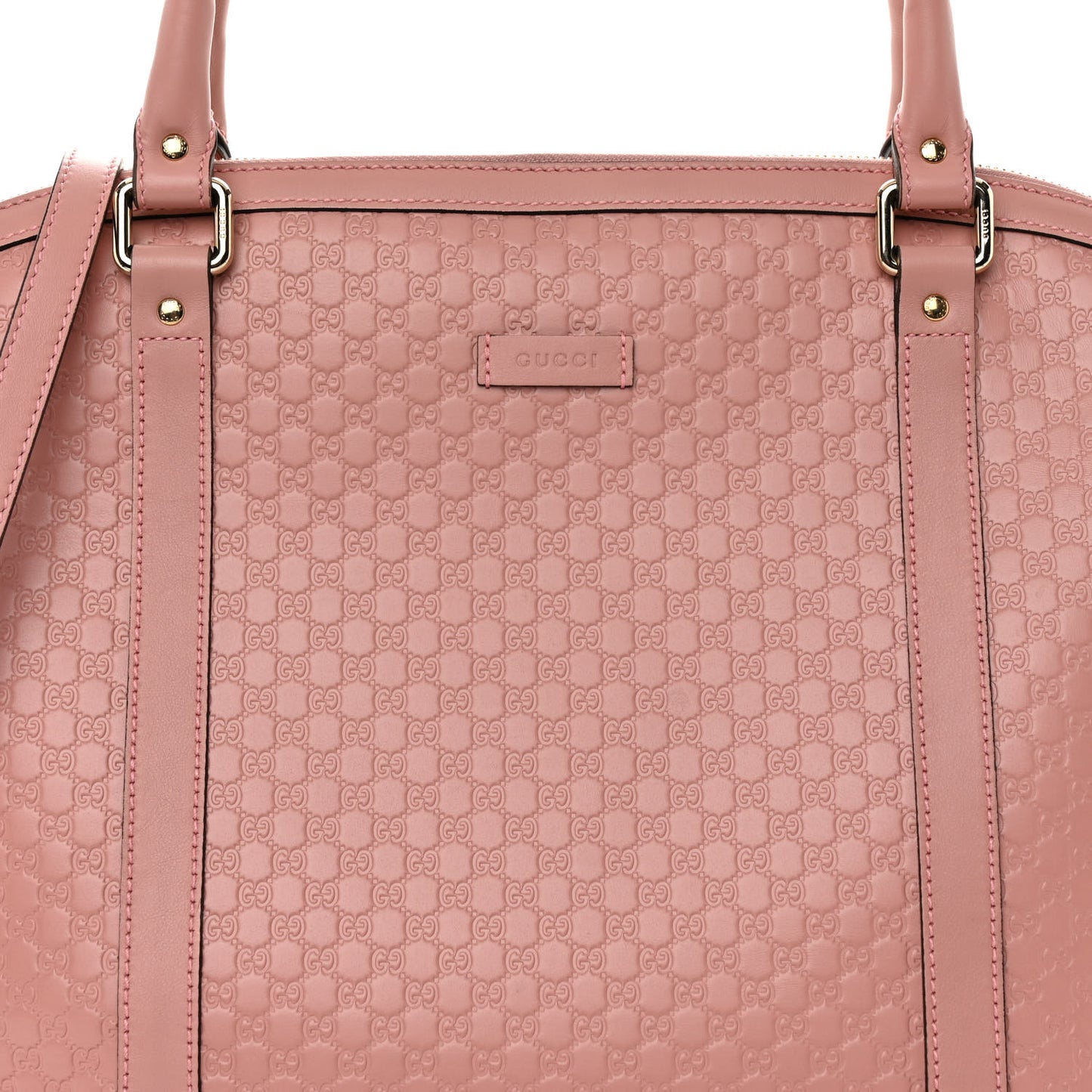 Soft Microguccissima Large Dome Satchel Soft Pink