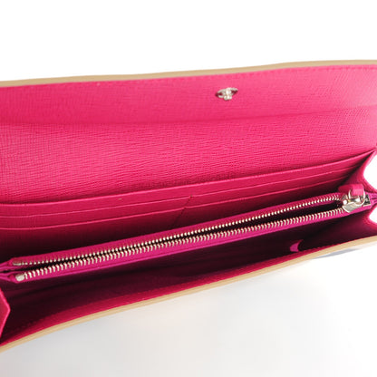 Fendi Vitello Elite Crystal Eye Monster Simply Continental Wallet Bellini Multicolor 5 of 9