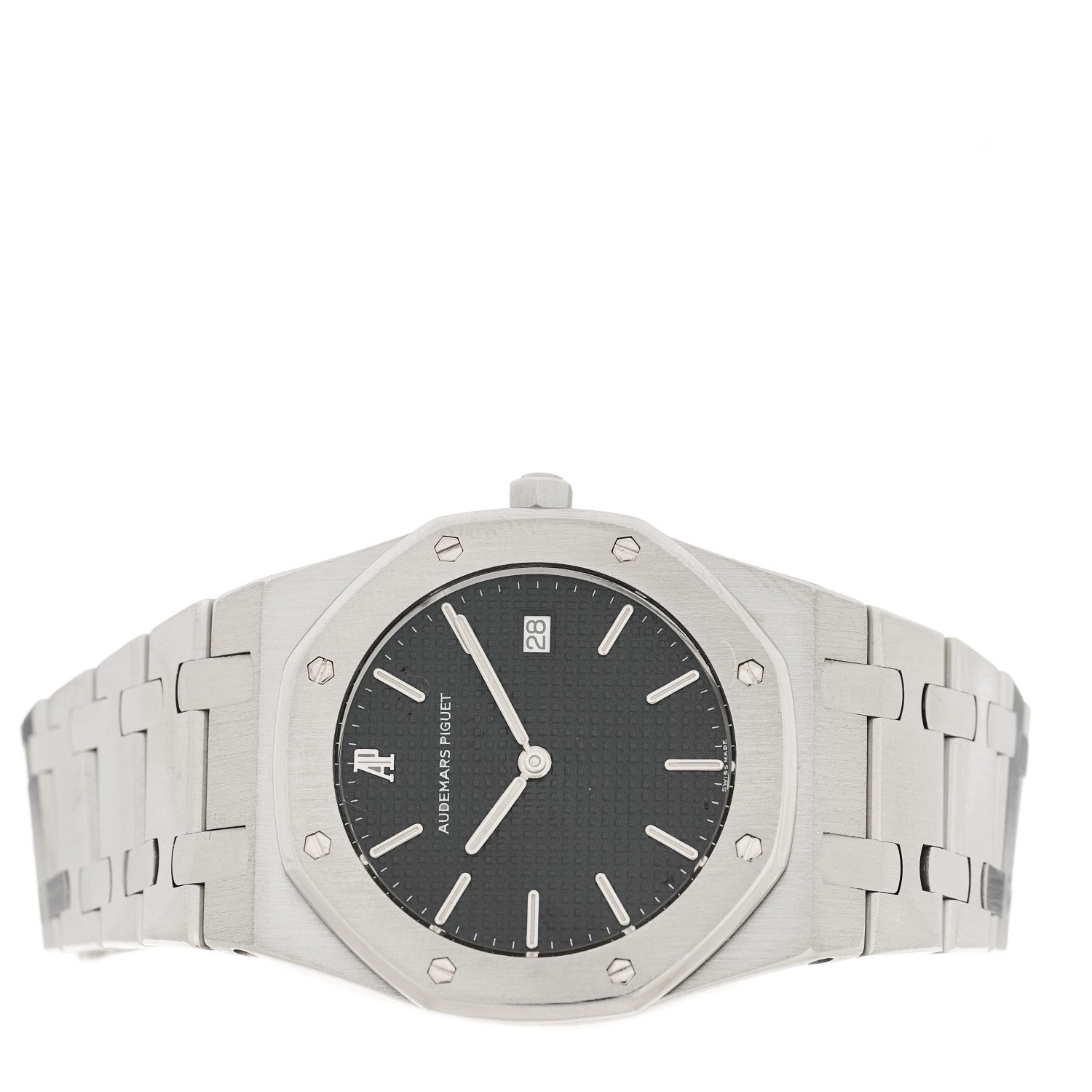 Audemars Piguet Stainless Steel 33mm Royal Oak Quartz Watch Black 56175ST 2 of 4