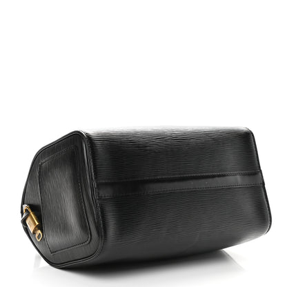 Louis Vuitton Epi Speedy 25 Black 4 of 10