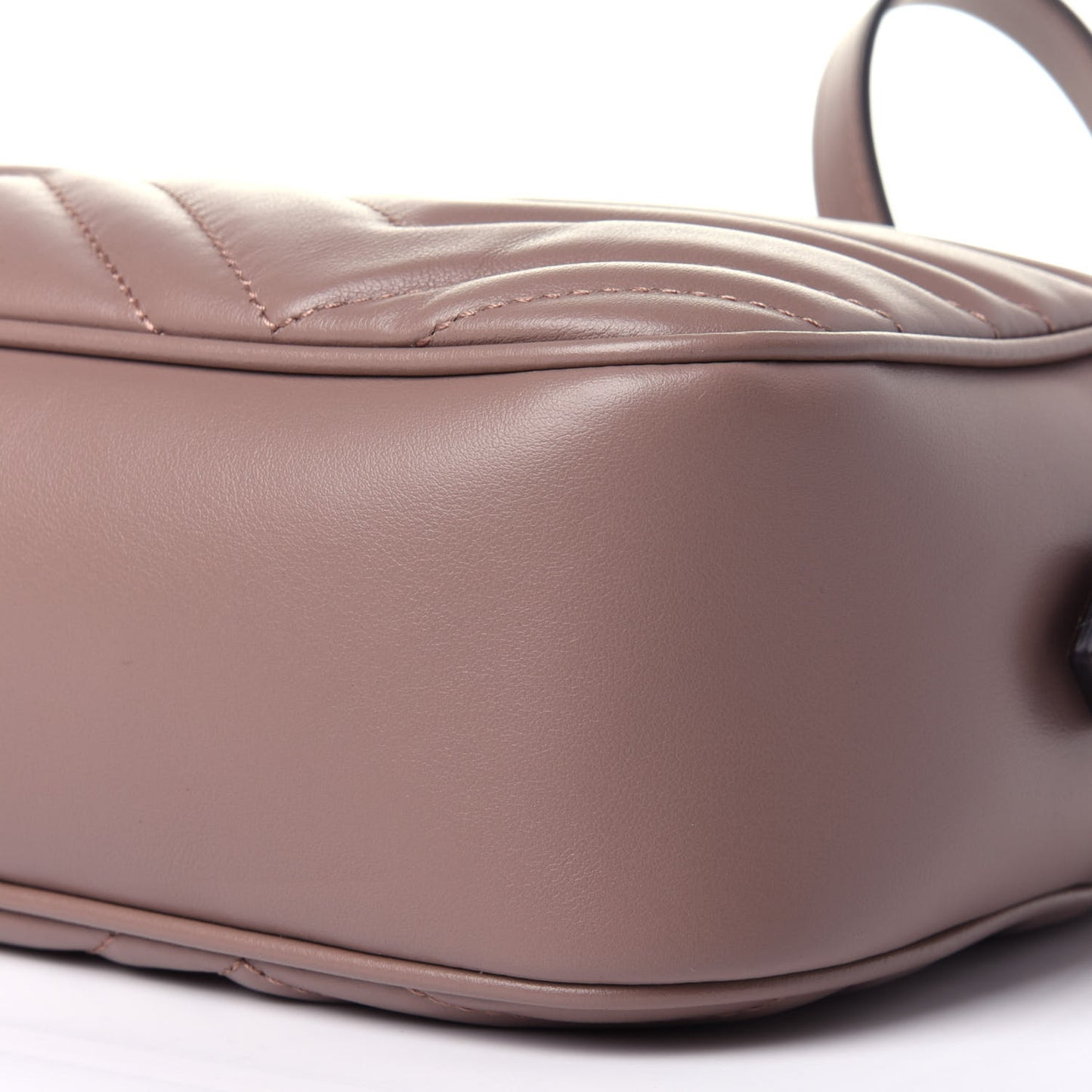 Calfskin Matelasse Small GG Marmont Chain Shoulder Bag Porcelain Rose