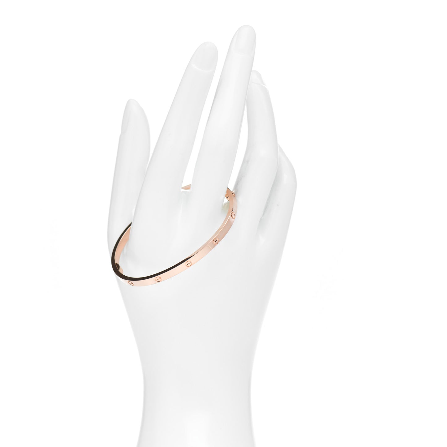 18K Pink Gold Small LOVE Bracelet 17