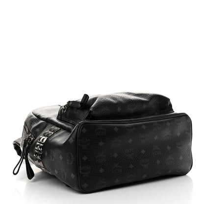 MCM Visetos Large Side Studs Stark Backpack Black 4 of 10
