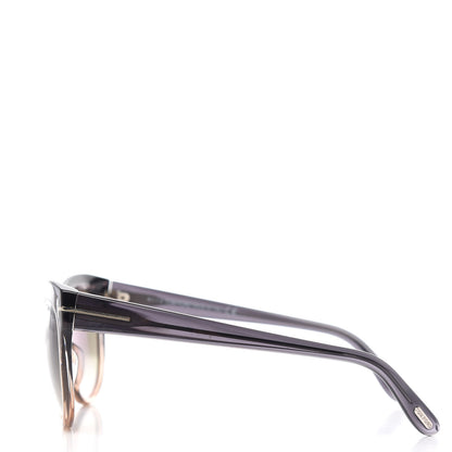 Tom Ford Lily Sunglasses TF430 Melange Grey Peach 3 of 7