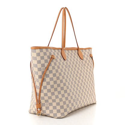 Louis Vuitton Damier Azur Neo Neverfull GM Rose Ballerine 4 of 12