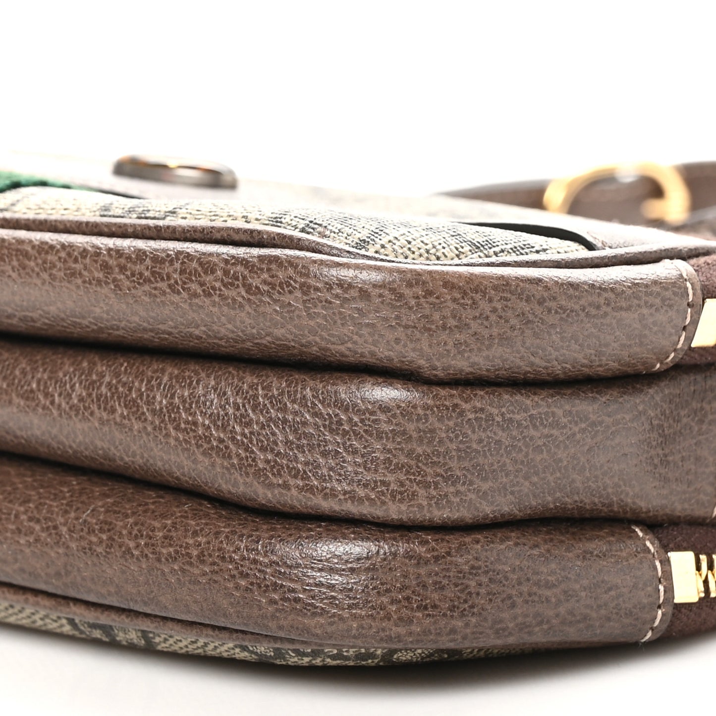 GG Supreme Monogram Web Mini Ophidia GG Bag Brown