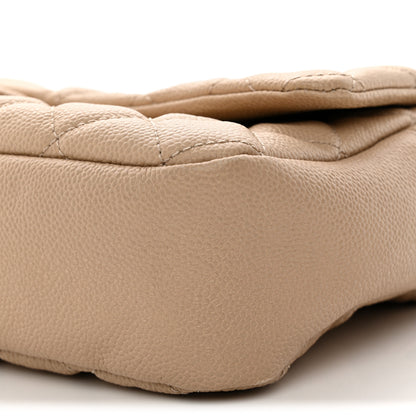 Chanel Caviar Quilted Jumbo Easy Flap Beige 10 of 10