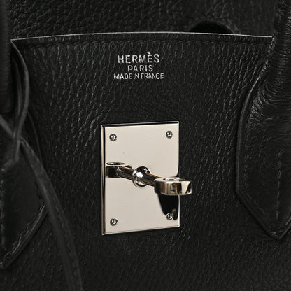 Hermes Togo BIRKIN 30 Black 6 of 12