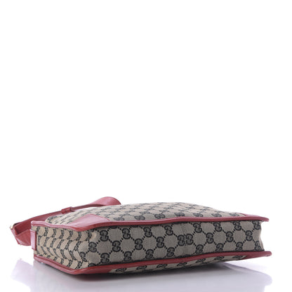 Gucci Monogram Shoulder Bag Black Red 4 of 9