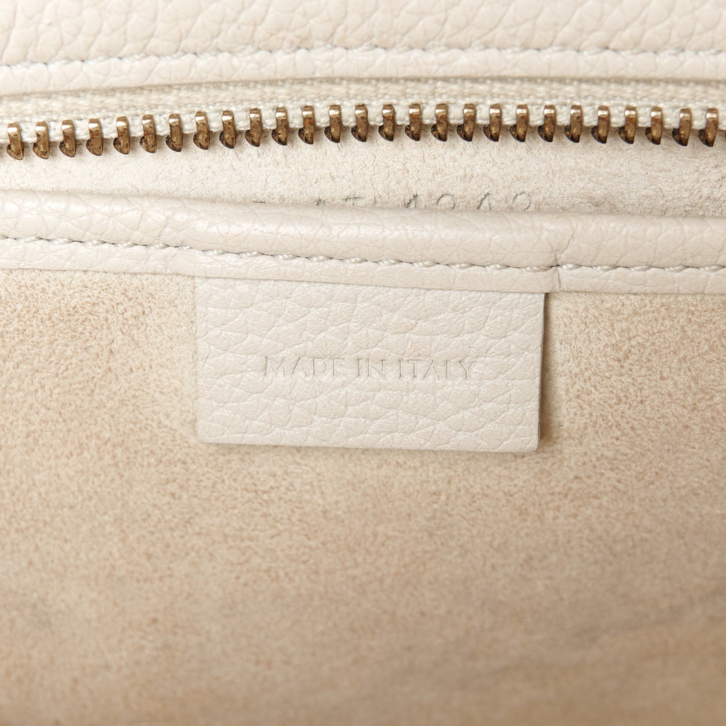Drummed Calfskin Nano Luggage Lune