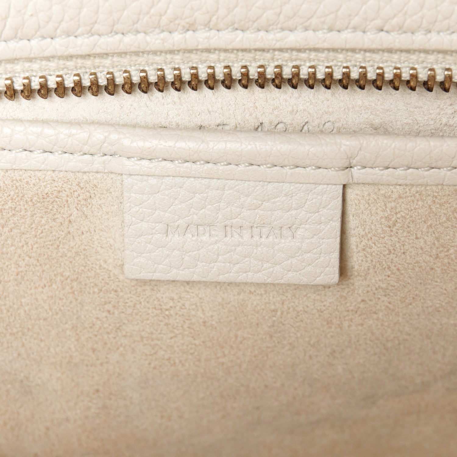 Celine Drummed Calfskin Nano Luggage Lune 6 of 11