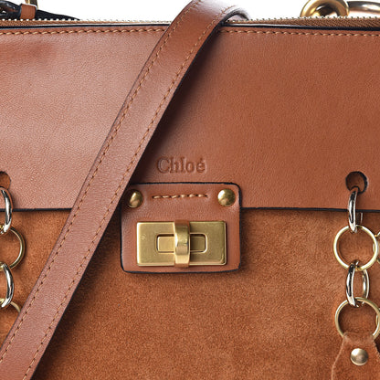 Chloe Calfskin Suede Small Jane Fringe Bag Caramel 8 of 10
