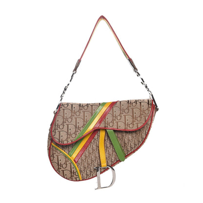 Christian Dior Monogram Rasta Saddle Bag Beige 1 of 7