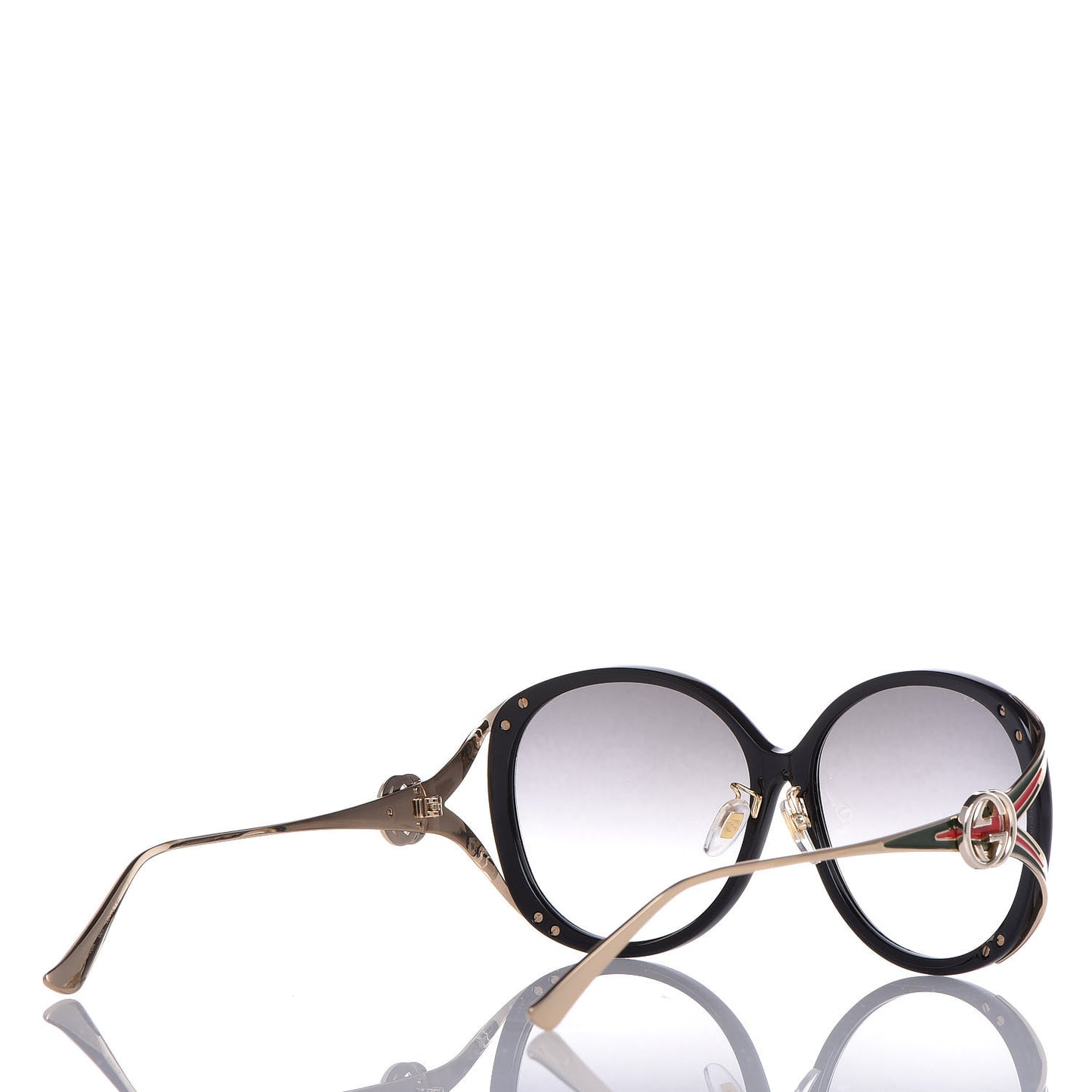 Round Frame Injected GG0226SK Sunglasses Black