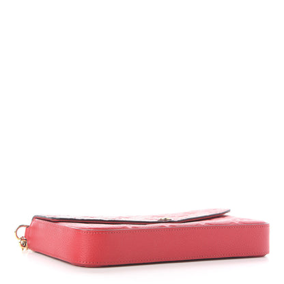 Louis Vuitton Empreinte Pochette Felicie Chain Wallet Cherry 5 of 11