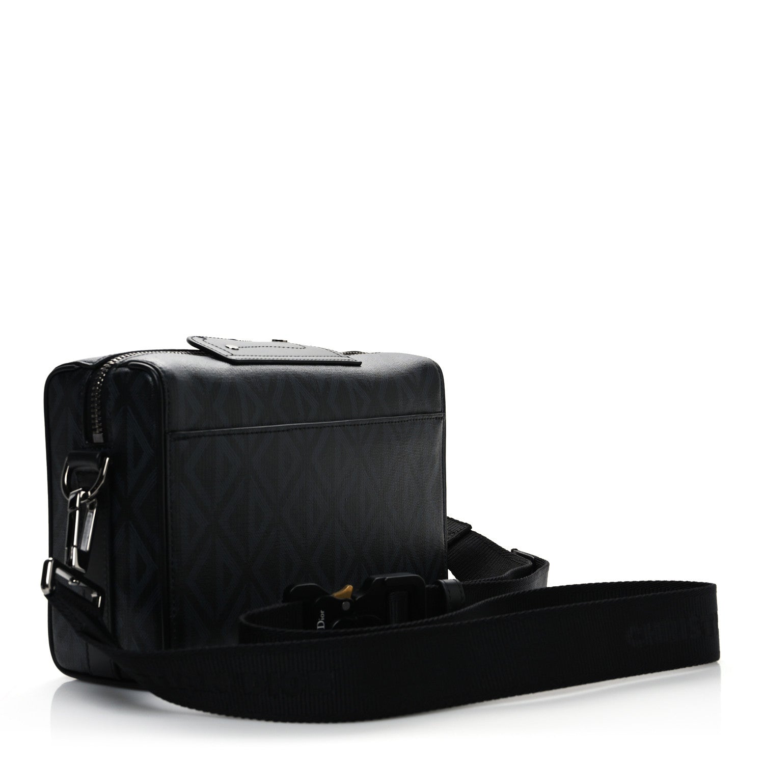 Christian Dior Canvas CD Diamond Lingot 22 Bag Black 3 of 10