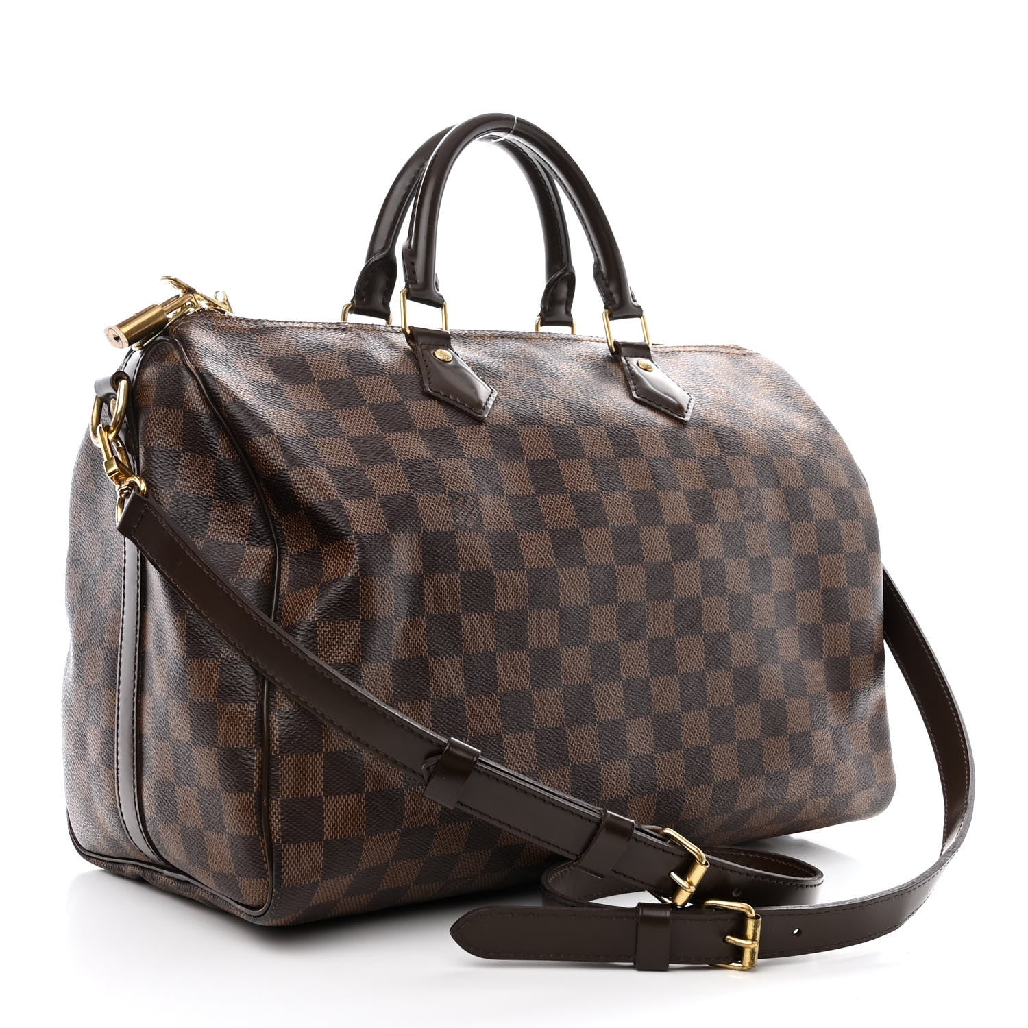 Louis Vuitton Damier Ebene Speedy Bandouliere 35 3 of 12