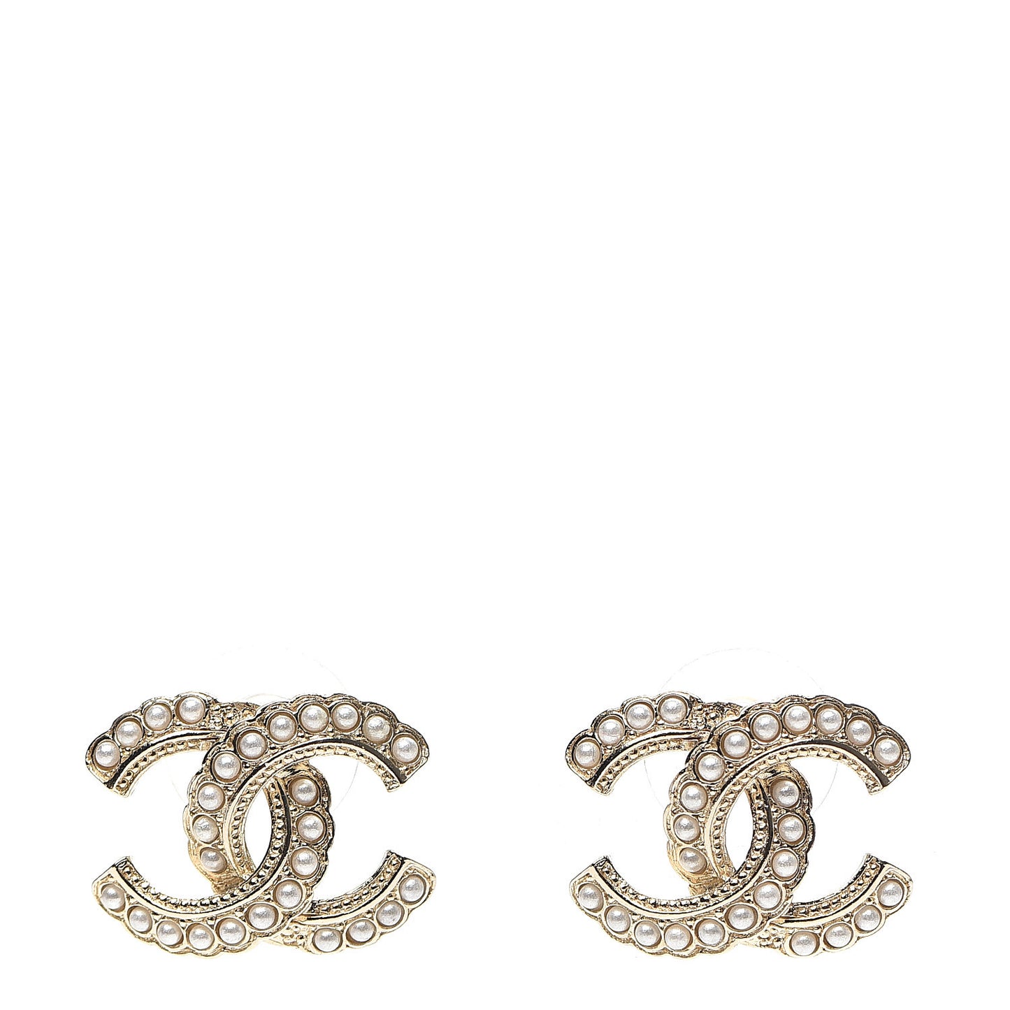 Pearl Queen of France CC Earrings Gold