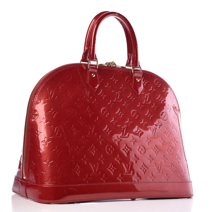 Louis Vuitton Vernis Alma GM Pomme D'Amour 3 of 14