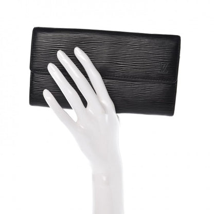 Louis Vuitton Epi Sarah Wallet Black 2 of 9