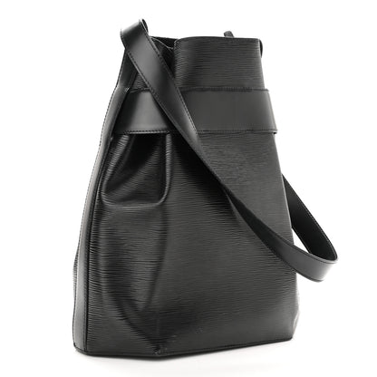 Louis Vuitton Epi Sac D'Epaule GM Black 3 of 10