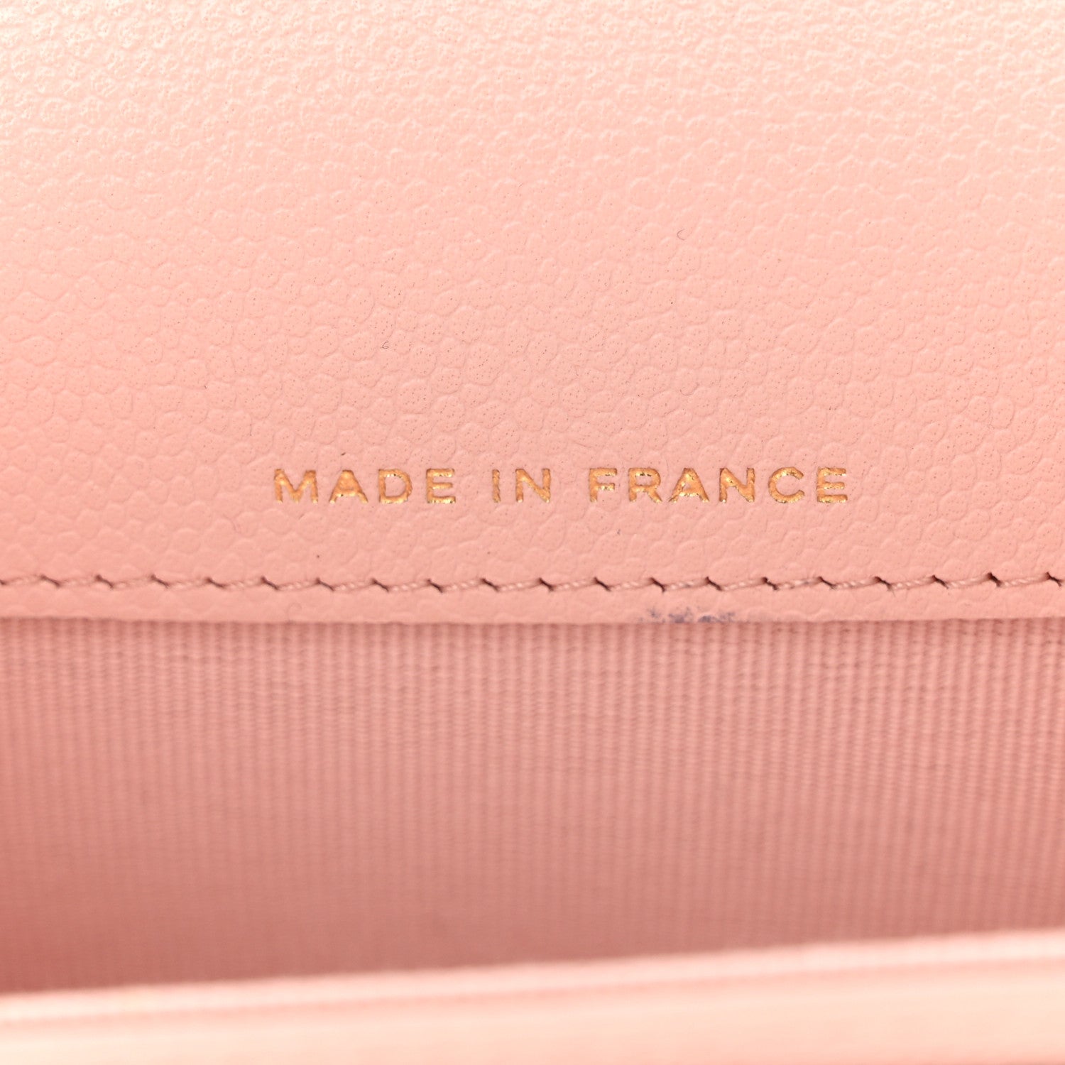 Chanel Caviar Quilted Flap Card Holder Wallet Light Pink 7 of 8