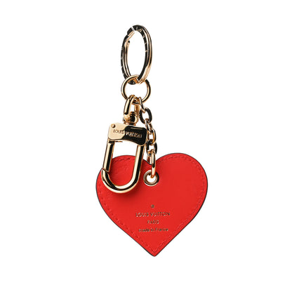 Louis Vuitton Vernis Degrade Love Lock Heart Key Holder Bag Charm Pink Red 5 of 10