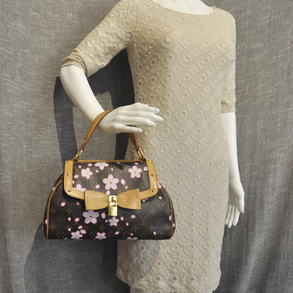 Louis Vuitton Monogram Cherry Blossom Sac Retro Bag Brown 2 of 8