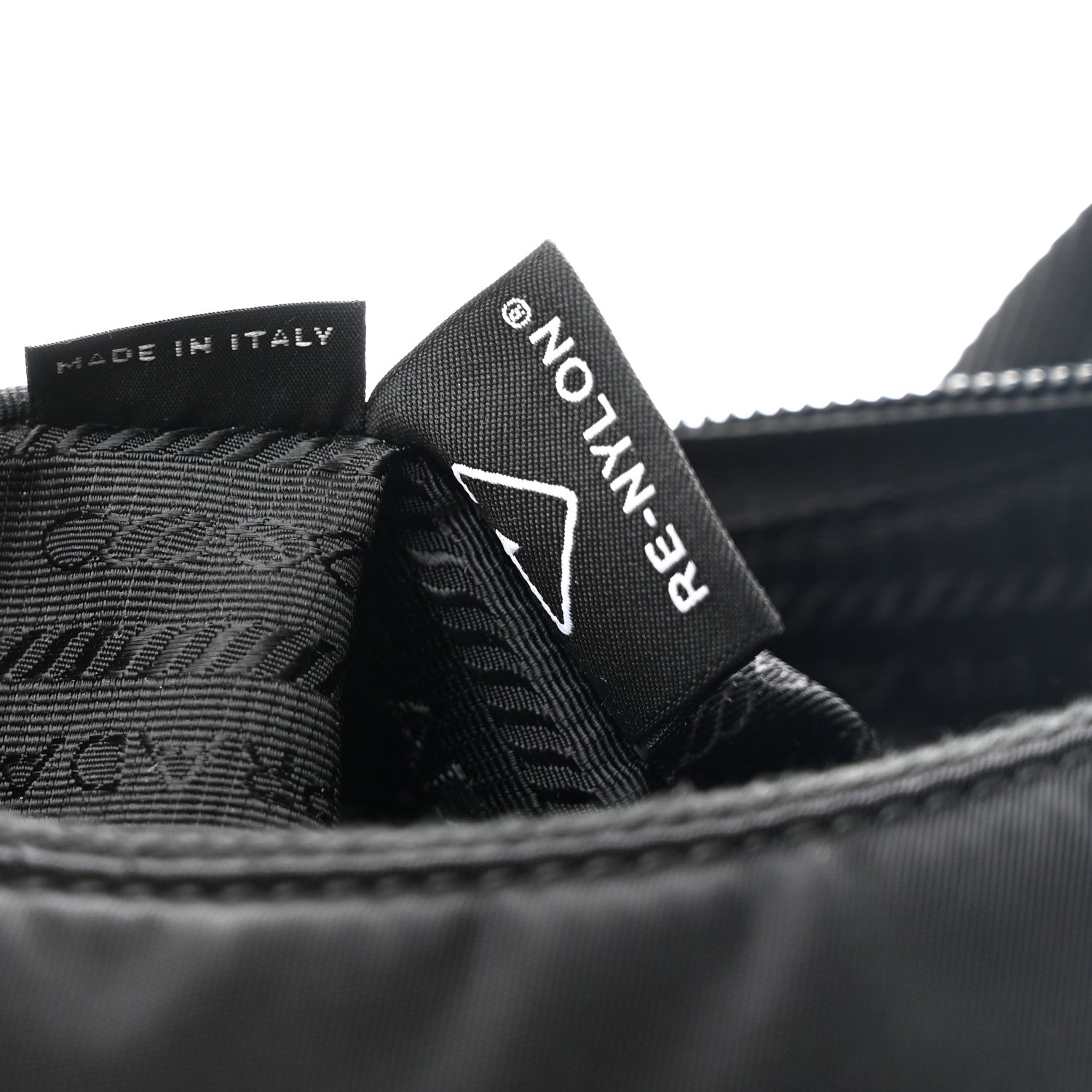 Prada Tessuto Nylon Mini Re-Edition 2000 Bag Black 7 of 11