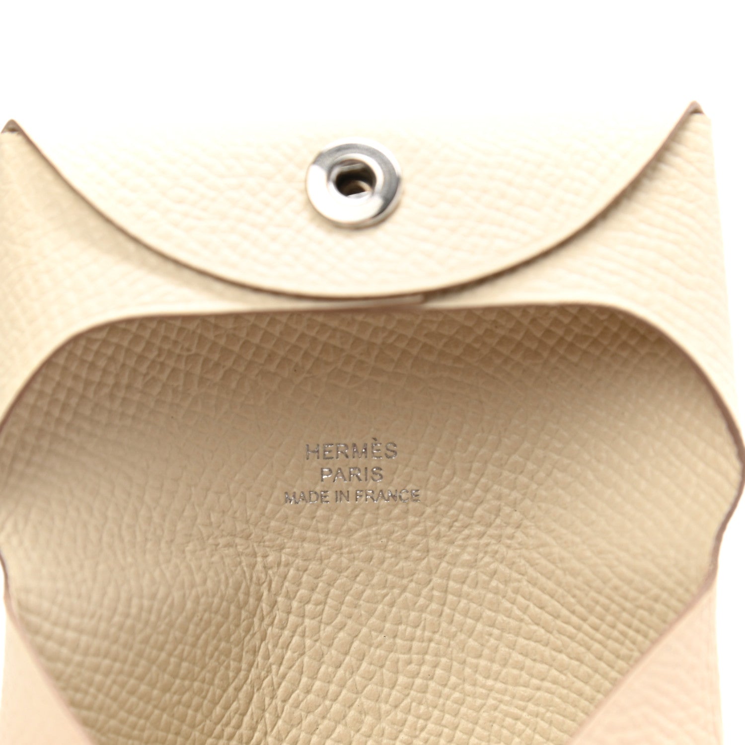 Hermes Epsom Bastia Coin Purse Craie 6 of 8