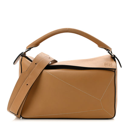 Loewe Calfskin Medium Puzzle Bag Warm Desert 1 of 9