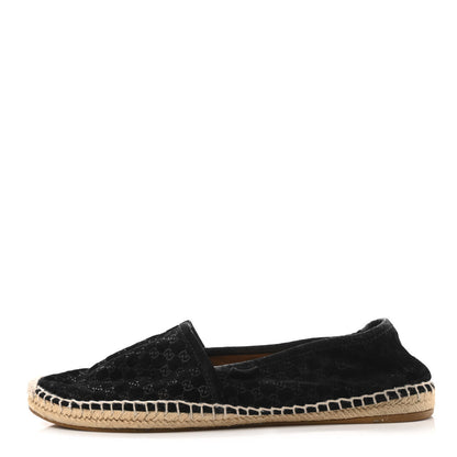 Gucci Suede Microguccissima Espadrilles 39.5 Black 1 of 9
