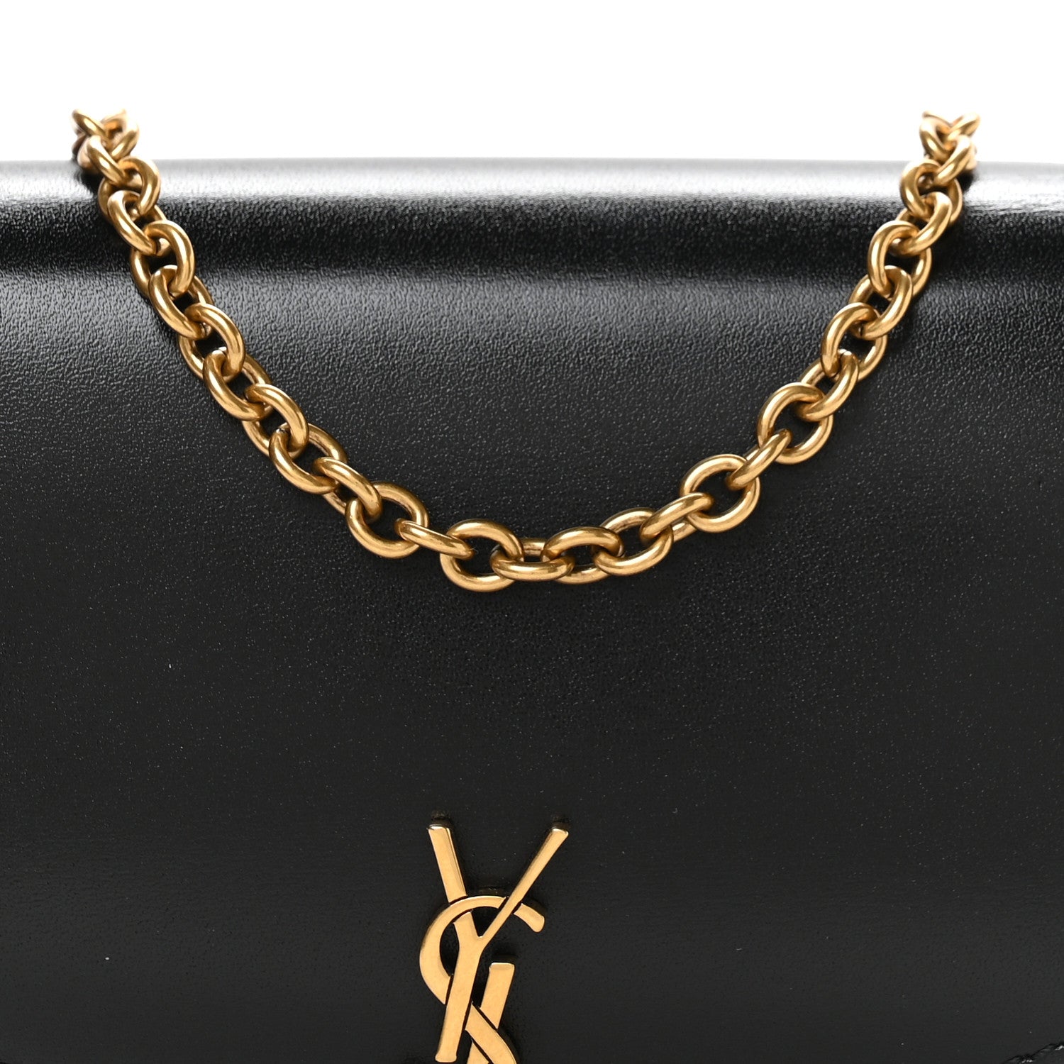 Saint Laurent Box Calfskin Mini Purse On Chain Black 1782812