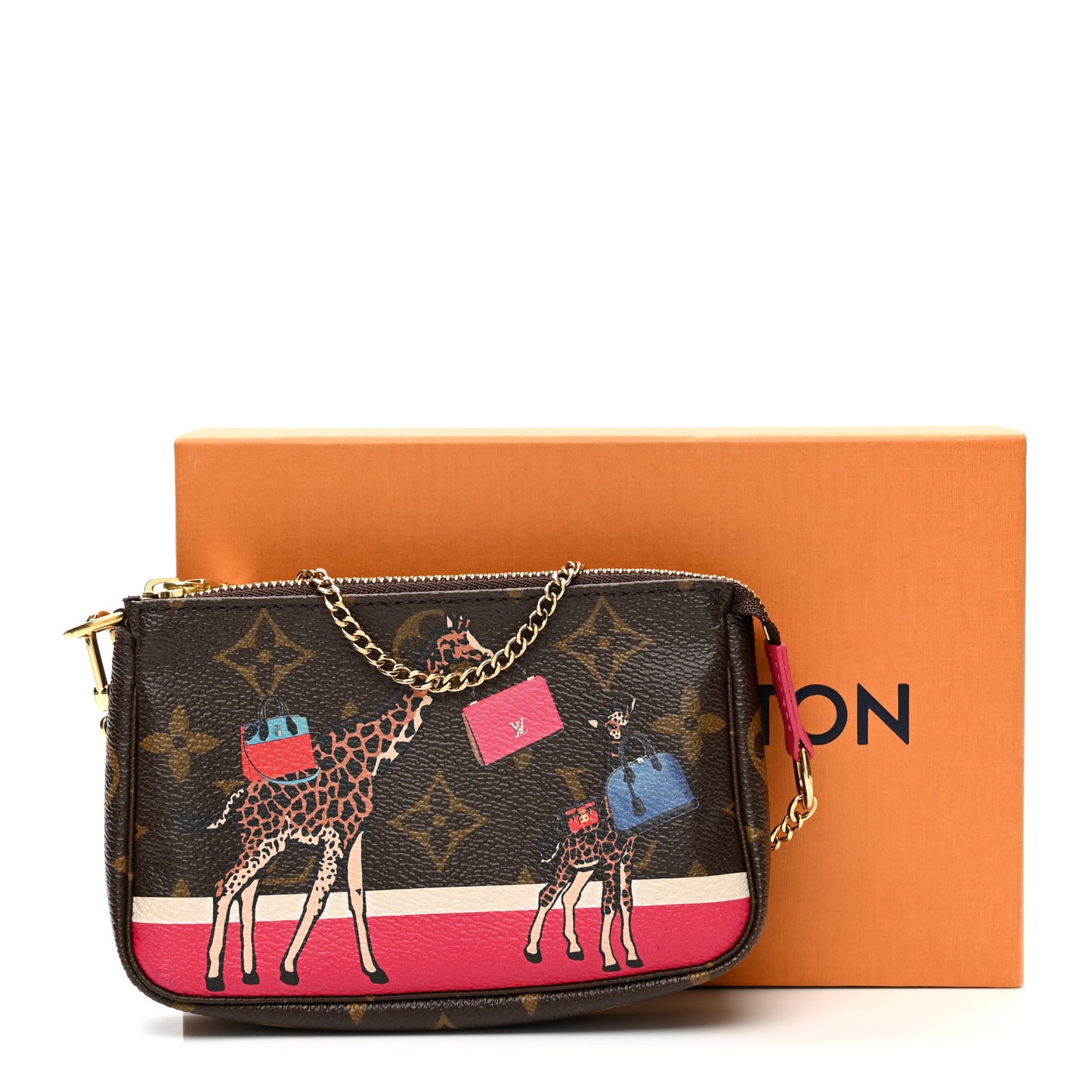 Monogram 2017 Christmas Animation Mini Pochette Accessories