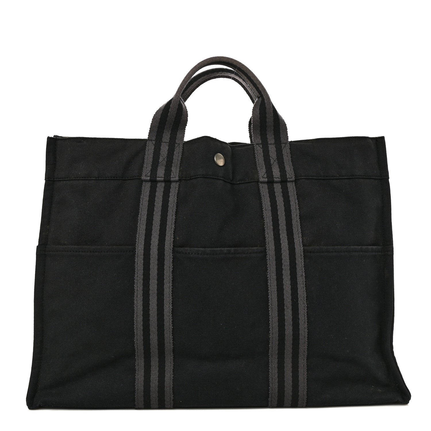 Hermes Canvas Fourre Tout MM Black 1 of 11