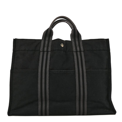 Hermes Canvas Fourre Tout MM Black 1 of 11