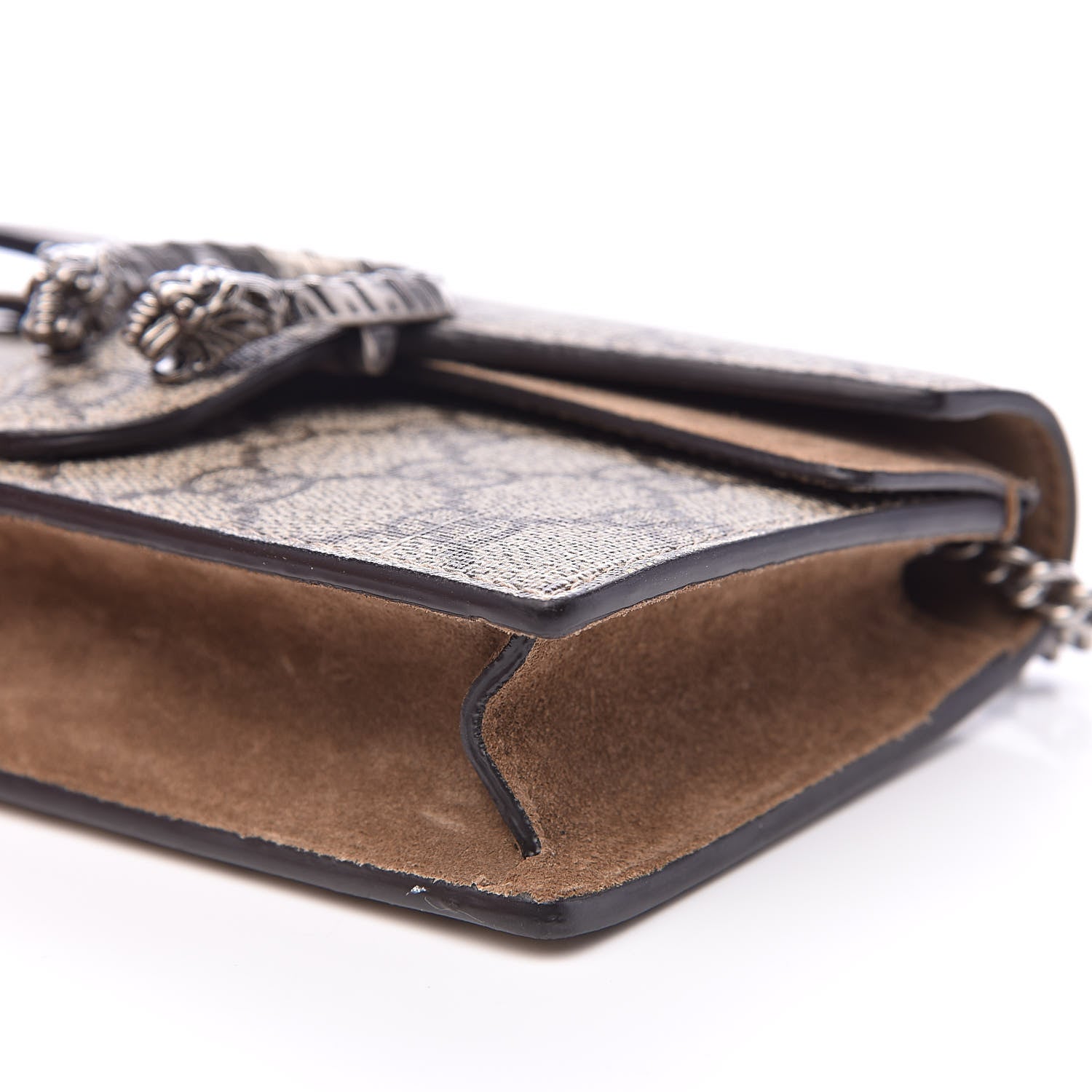 Gucci GG Supreme Monogram Super Mini Dionysus Shoulder Bag Taupe 8 of 12