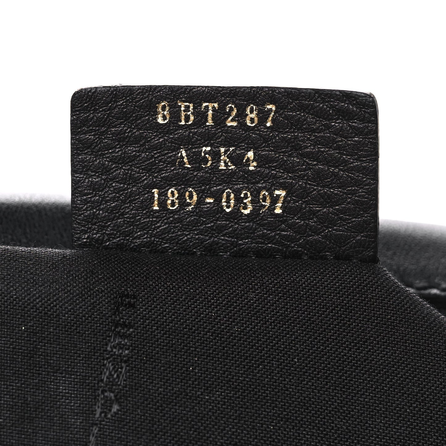 Glazed Fabric Vitello Century F is Fendi FF 1974 Stamp Patch Camera Case Mogano Panna Black