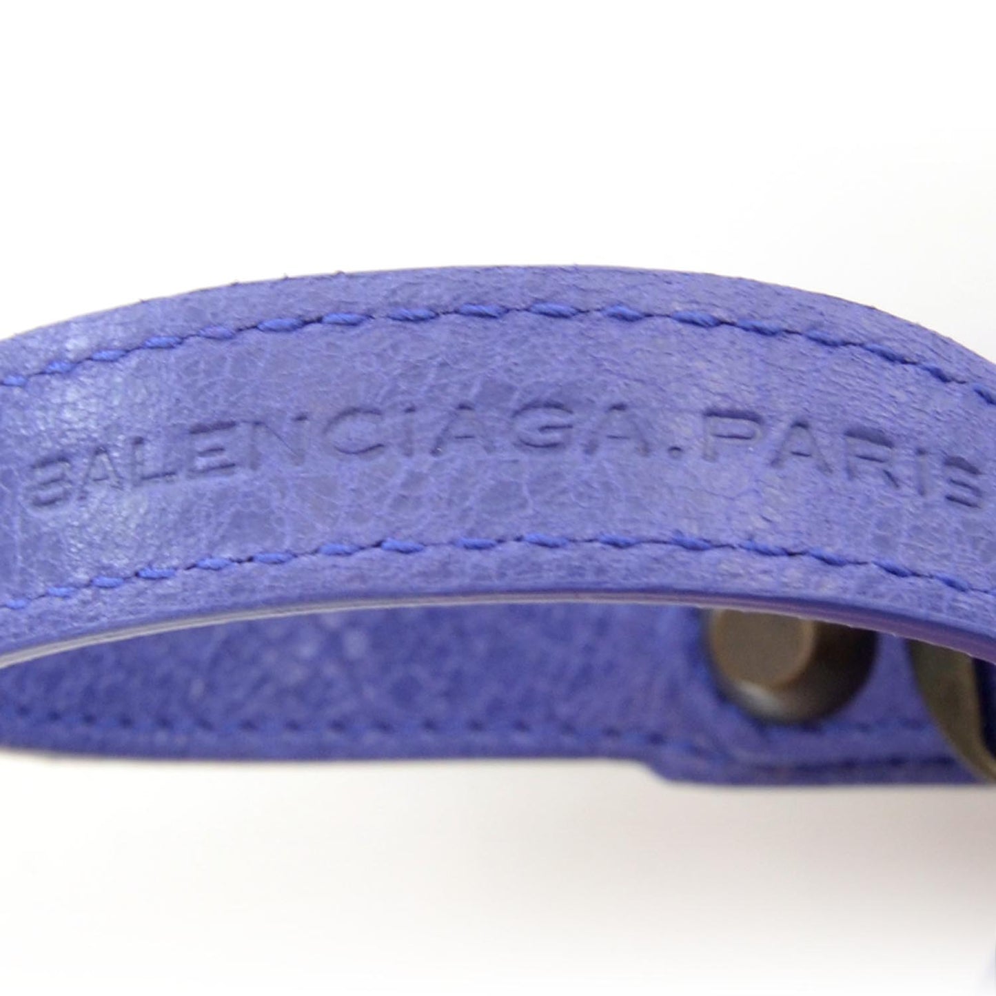 Agneau Double Tour Bracelet Bleu Lavande