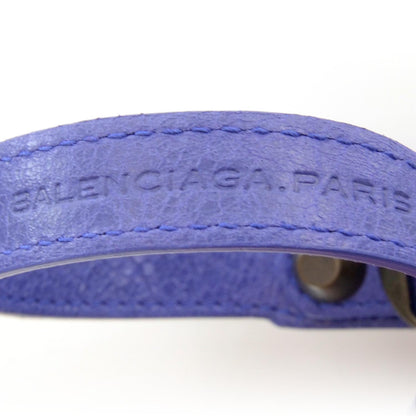 Balenciaga Agneau Double Tour Bracelet Bleu Lavande 6 of 6