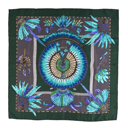 Hermes Silk Brazil Scarf 90 1 of 8