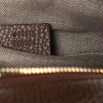 Gucci Monogram Mini Bree Messenger Bag Beige Tabacco 7 of 10