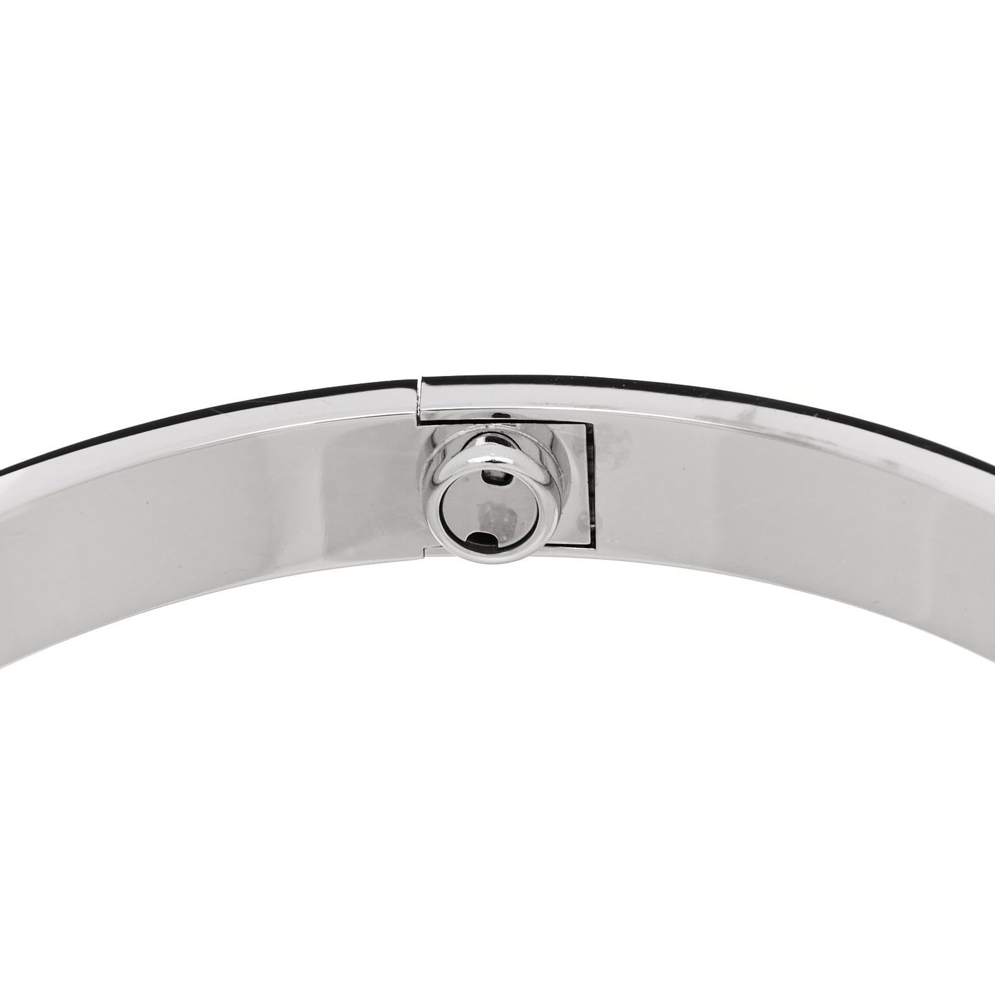 18K White Gold 4 Diamond Love Bracelet 18