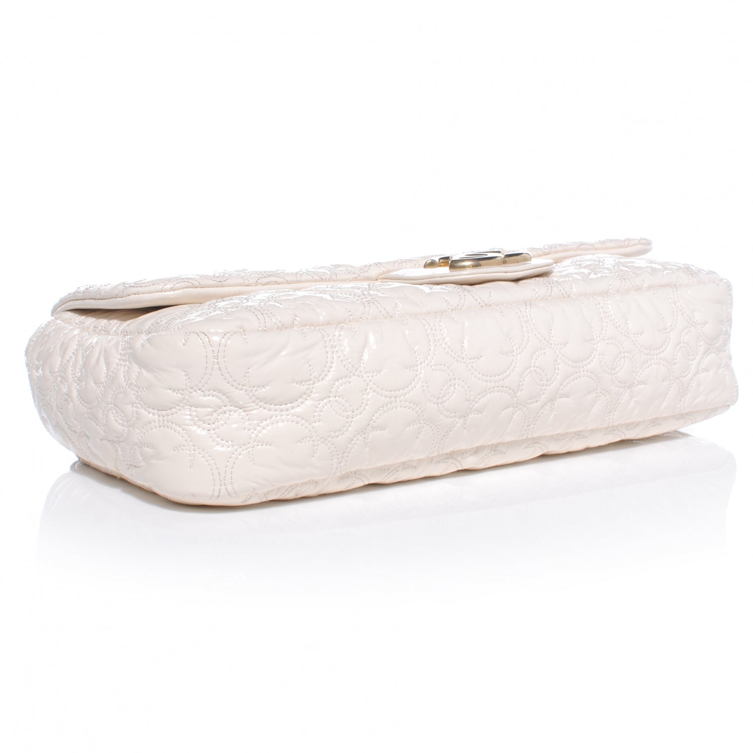 Chanel Vinyl Rock in Moscow Flap Ivory 4 of 9