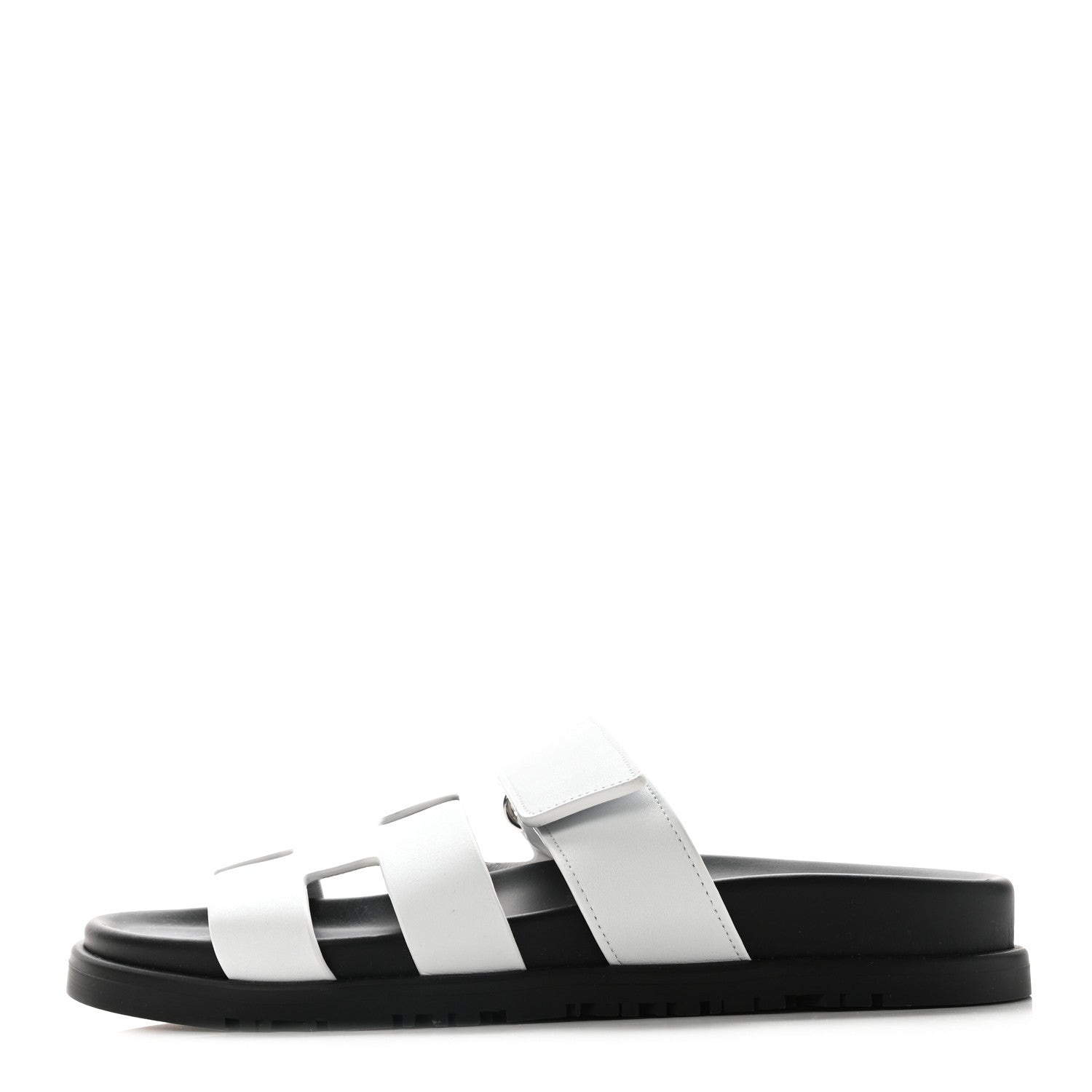 Hermes Calfskin Womens Chypre Sandals 36 White 1 of 11