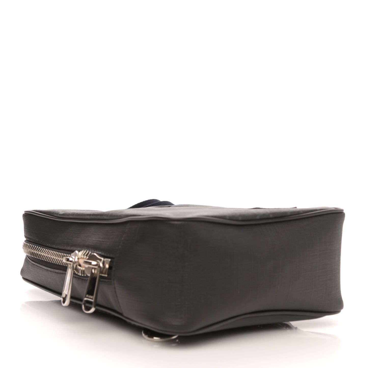 GG Supreme Monogram Web Belt Bag Black Grey