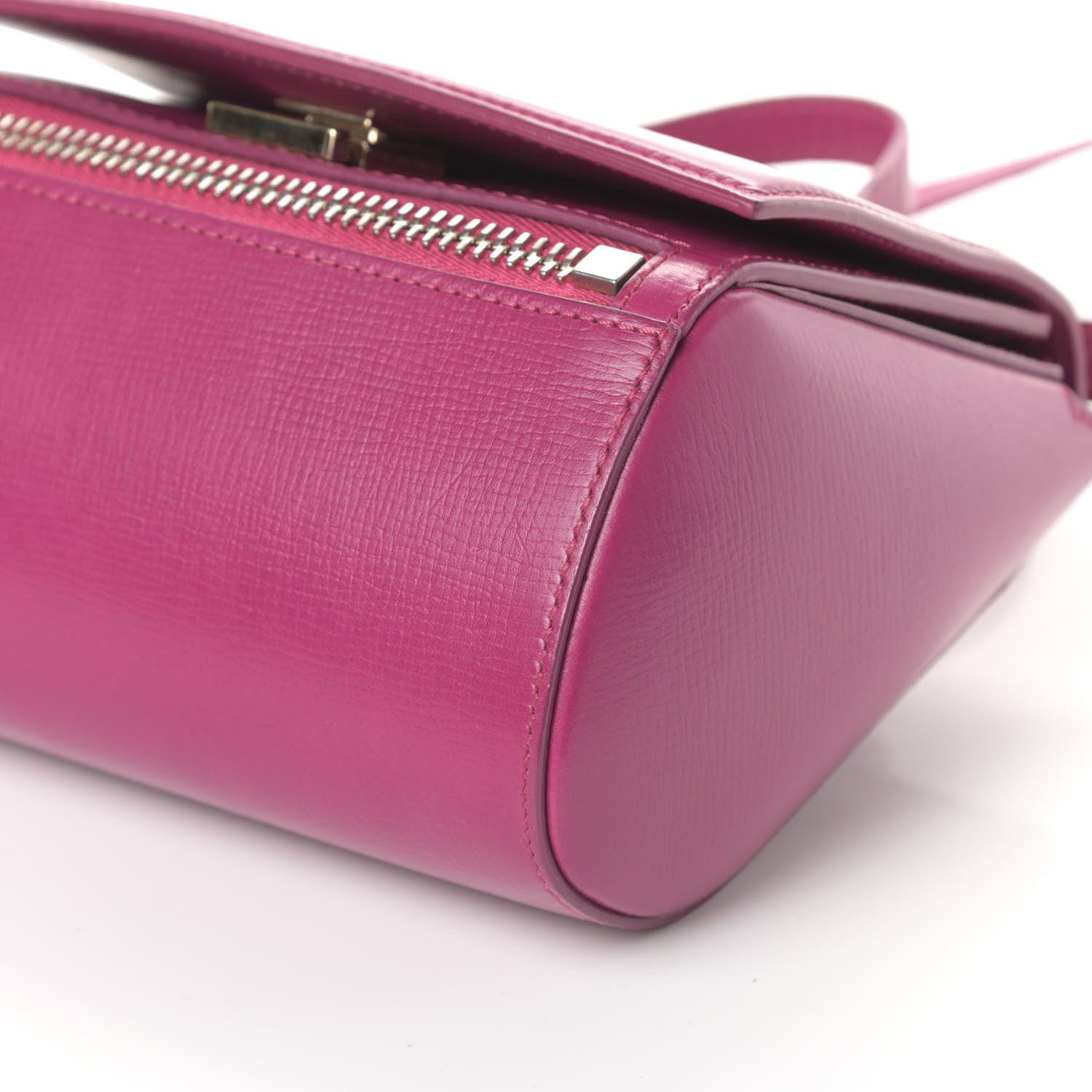 Givenchy Textured Calfskin Mini Pandora Box Crossbody Bag Magenta 9 of 11