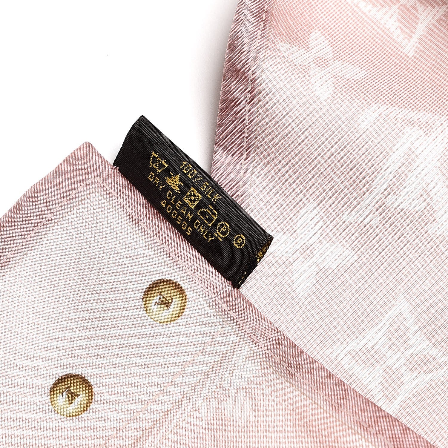 Louis Vuitton Silk Monogram New Denim Bandeau Rose Clair 4 of 4
