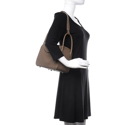 Hermes Taurillon Clemence Lindy 26 Etoupe 2 of 10